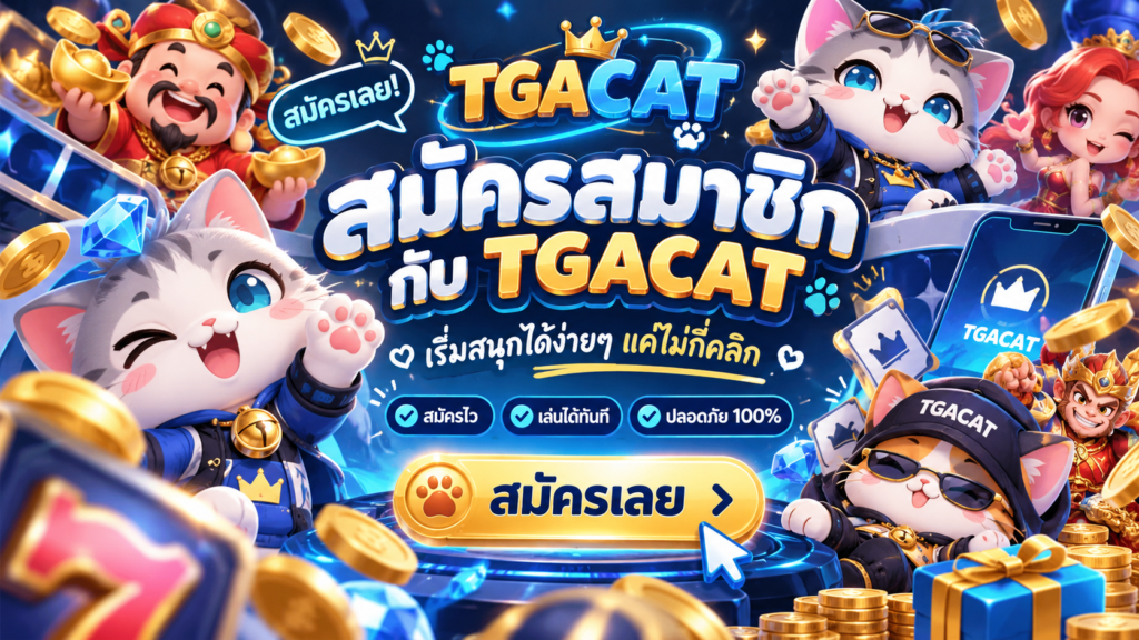 สมัครสมาชิก TGACAT สุดคึกคัก